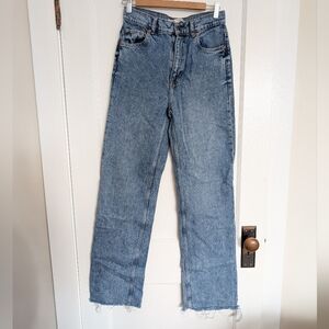 ZARA The 90s Full Length Jeans 4 Wide Leg Baggy